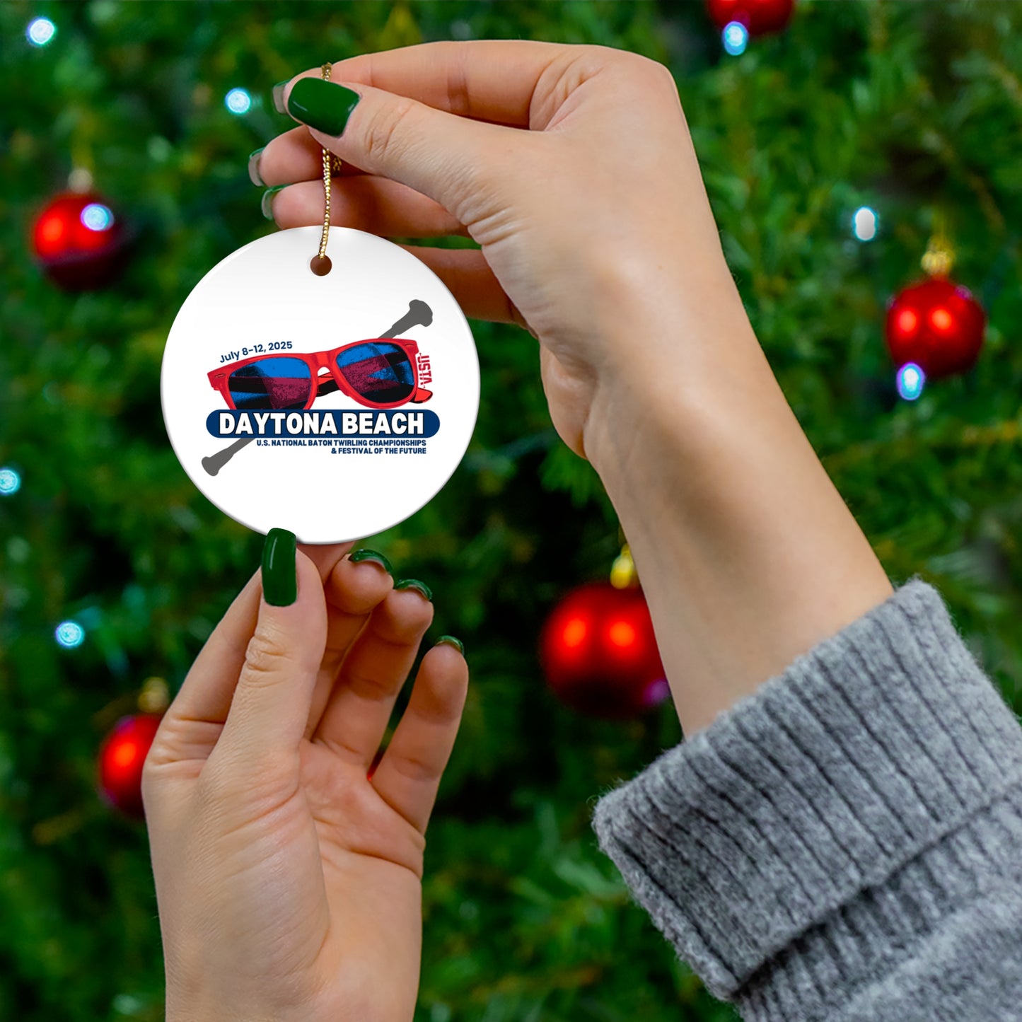 2025 U.S. National Baton Twirling Championships Ornament