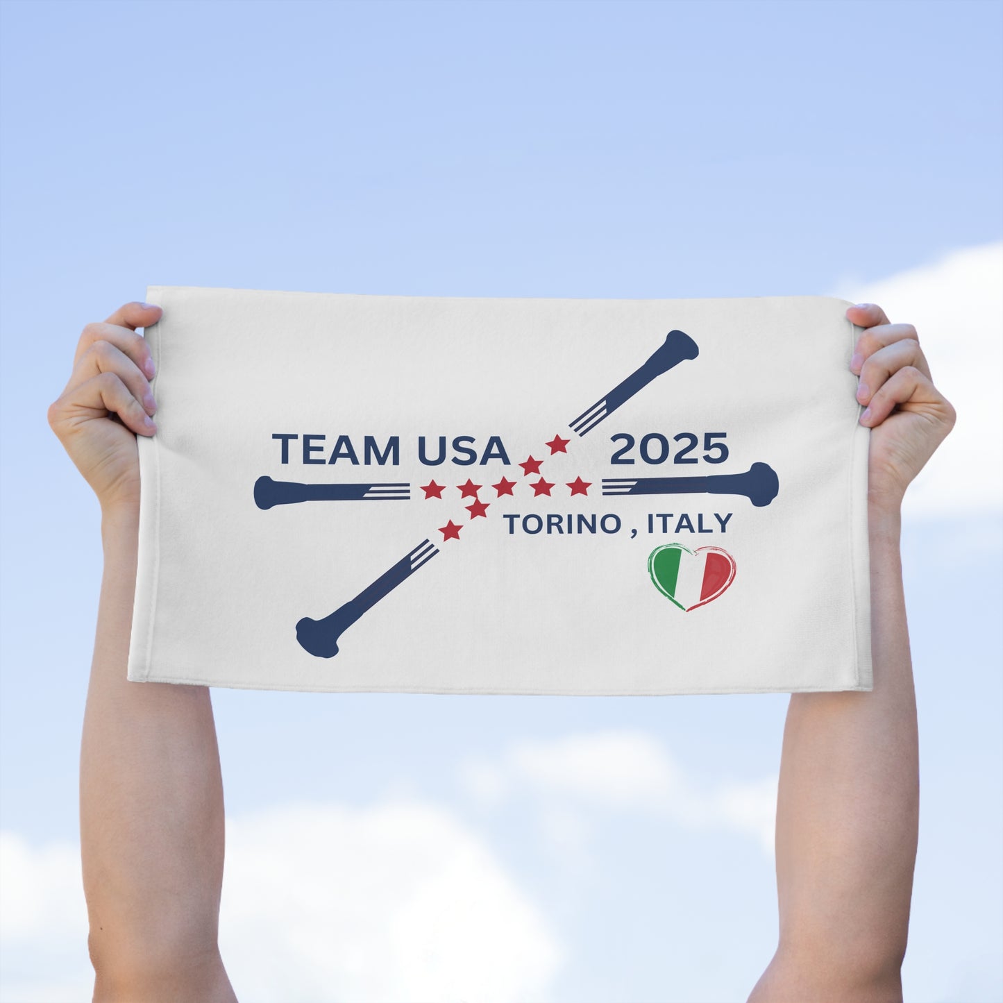 IBTF TEAM USA | Crossed Baton Towel