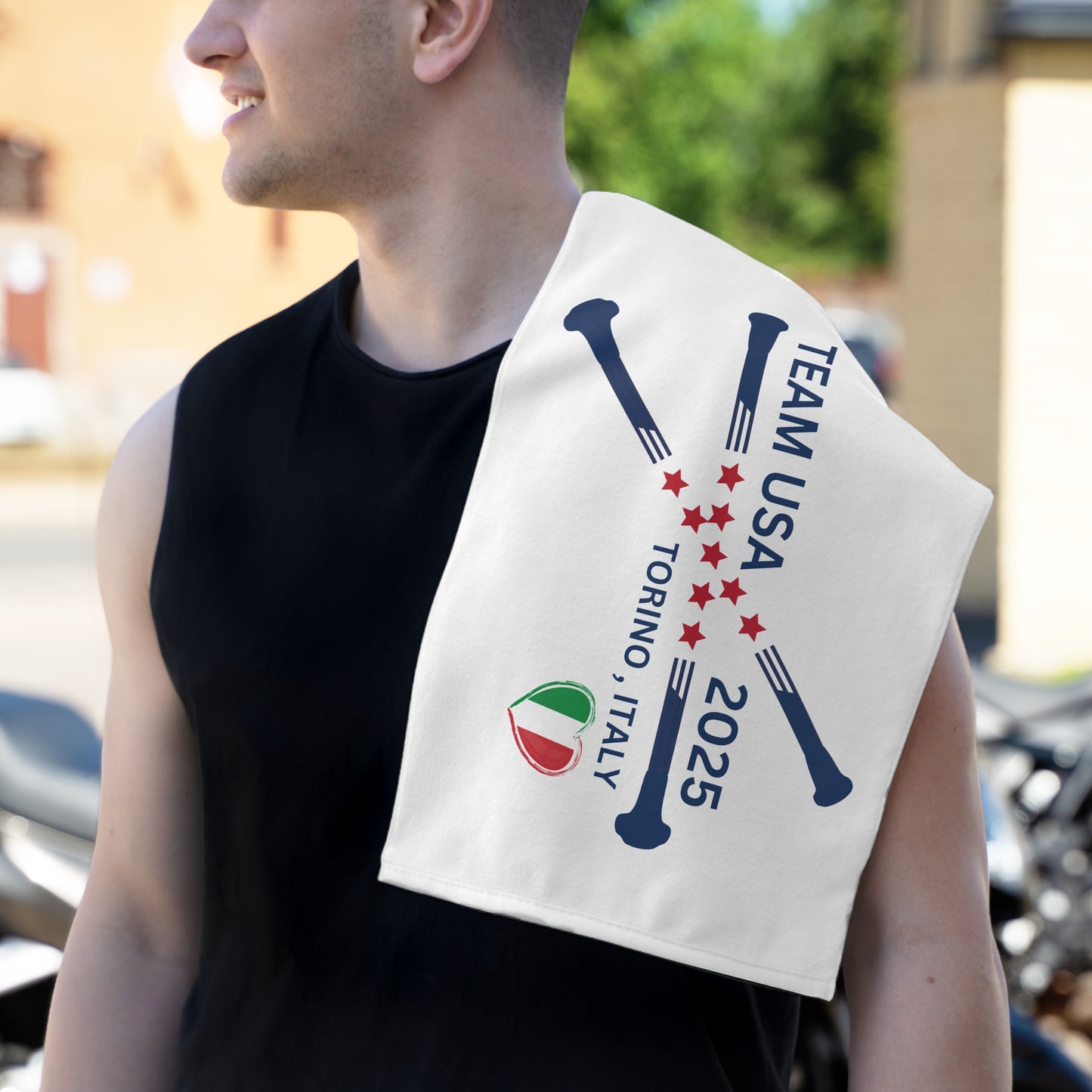 IBTF TEAM USA | Crossed Baton Towel