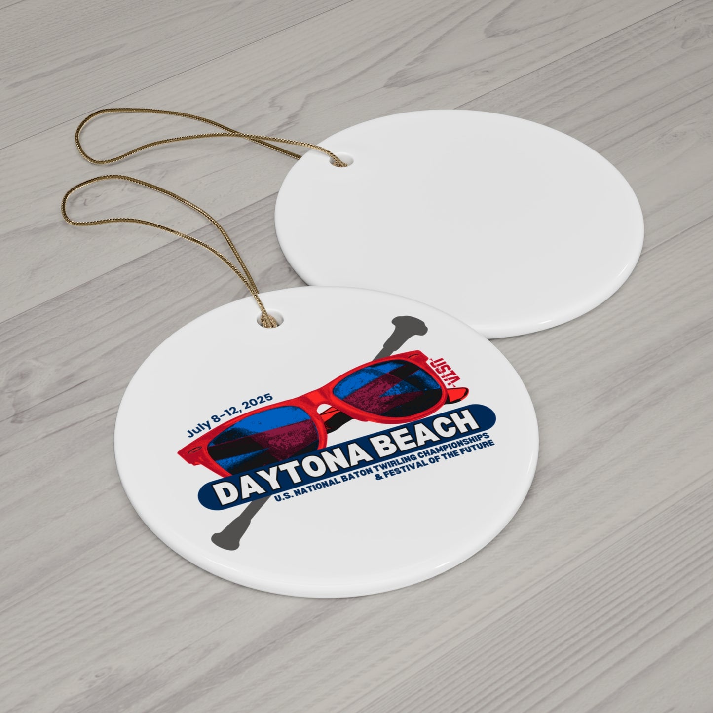 2025 U.S. National Baton Twirling Championships Ornament