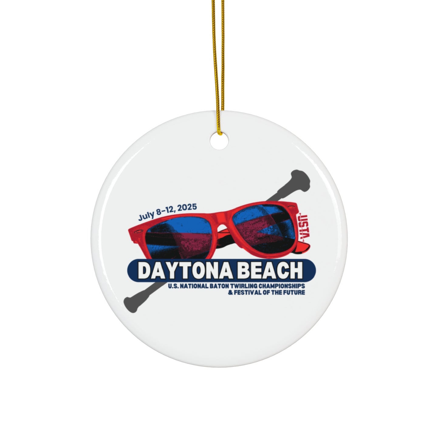 2025 U.S. National Baton Twirling Championships Ornament