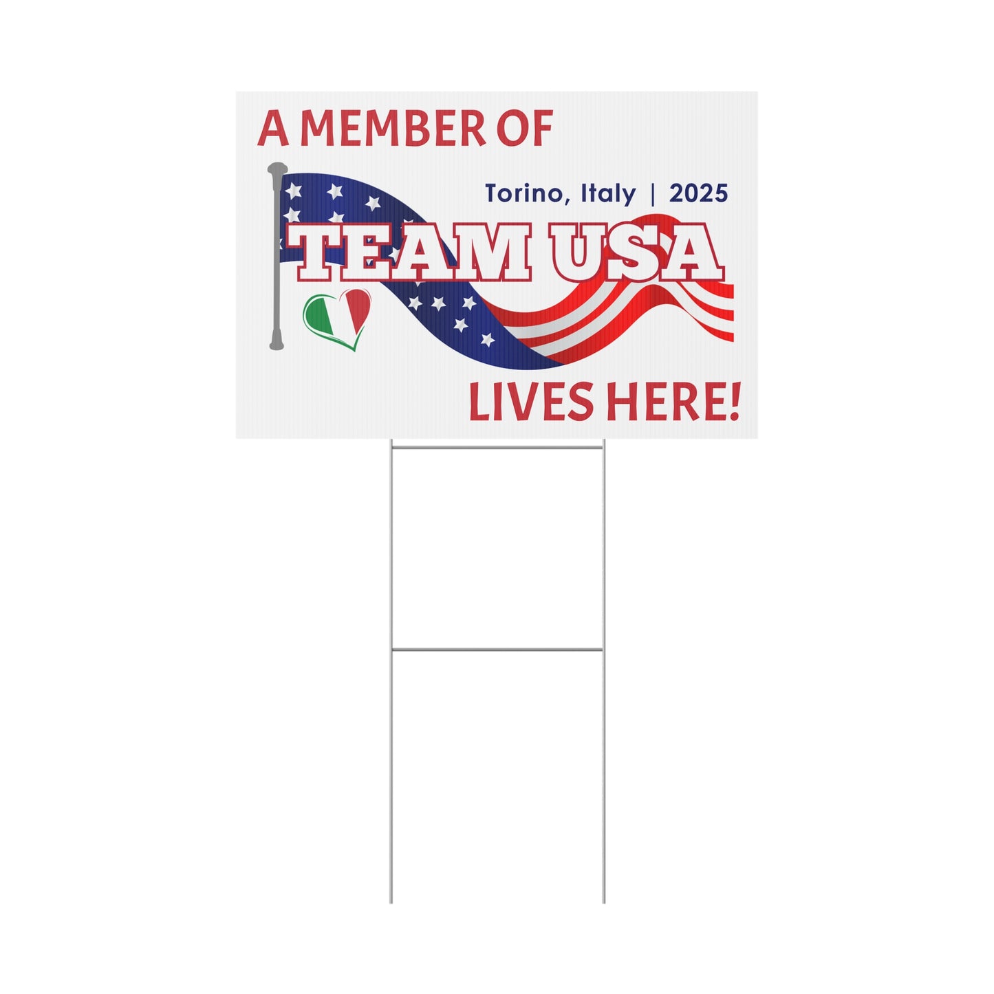 TEAM USA Yard Sign