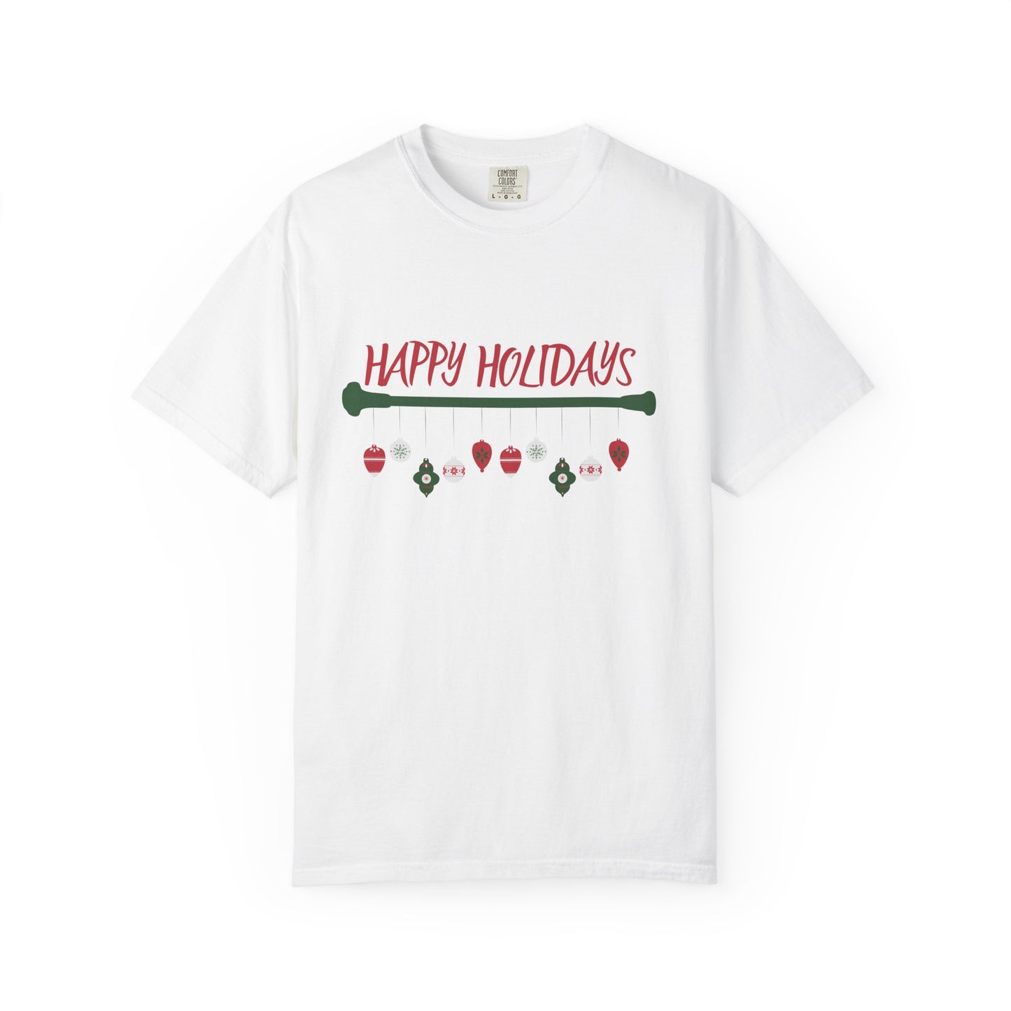 Happy Holidays Baton Twirling T-Shirt – Festive Twirler Tee for the Holiday Season