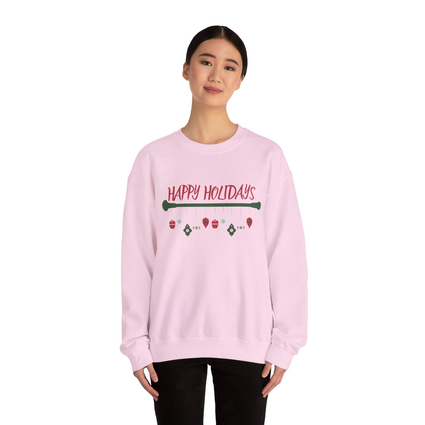 Happy Holidays Baton Twirling Sweatshirt – Cozy Twirler Christmas Gift