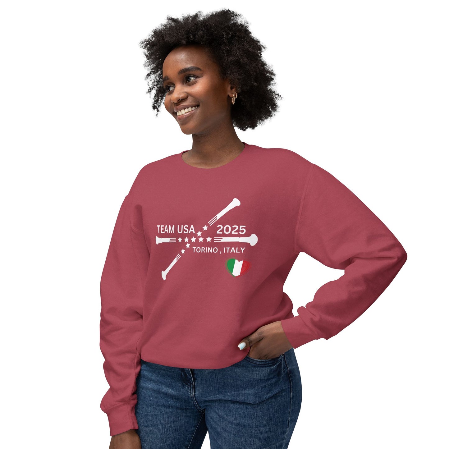 IBTF Team USA | Crossed Batons White