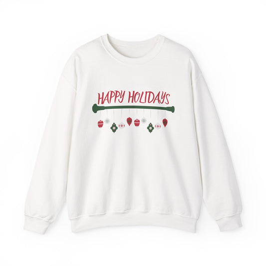 Happy Holidays Baton Twirling Sweatshirt – Cozy Twirler Christmas Gift