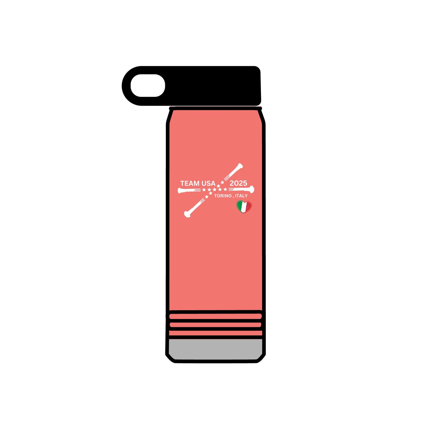IBTF Team USA | Crossed Batons Water Bottle