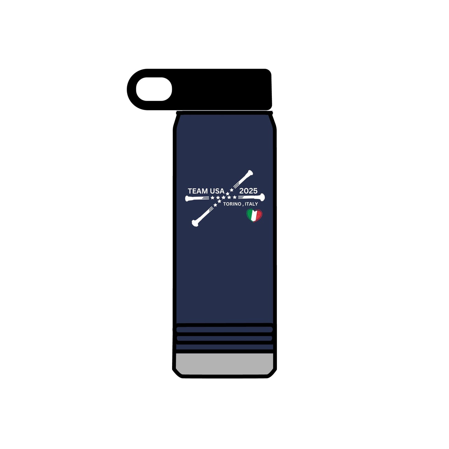 IBTF Team USA | Crossed Batons Water Bottle
