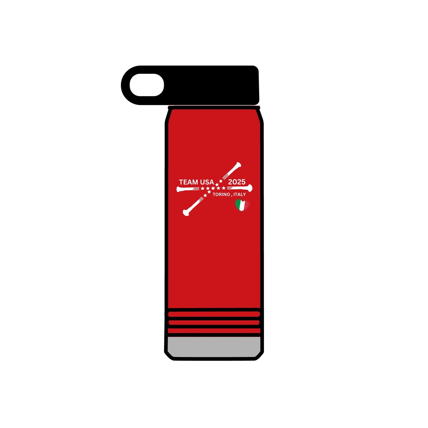 IBTF Team USA | Crossed Batons Water Bottle