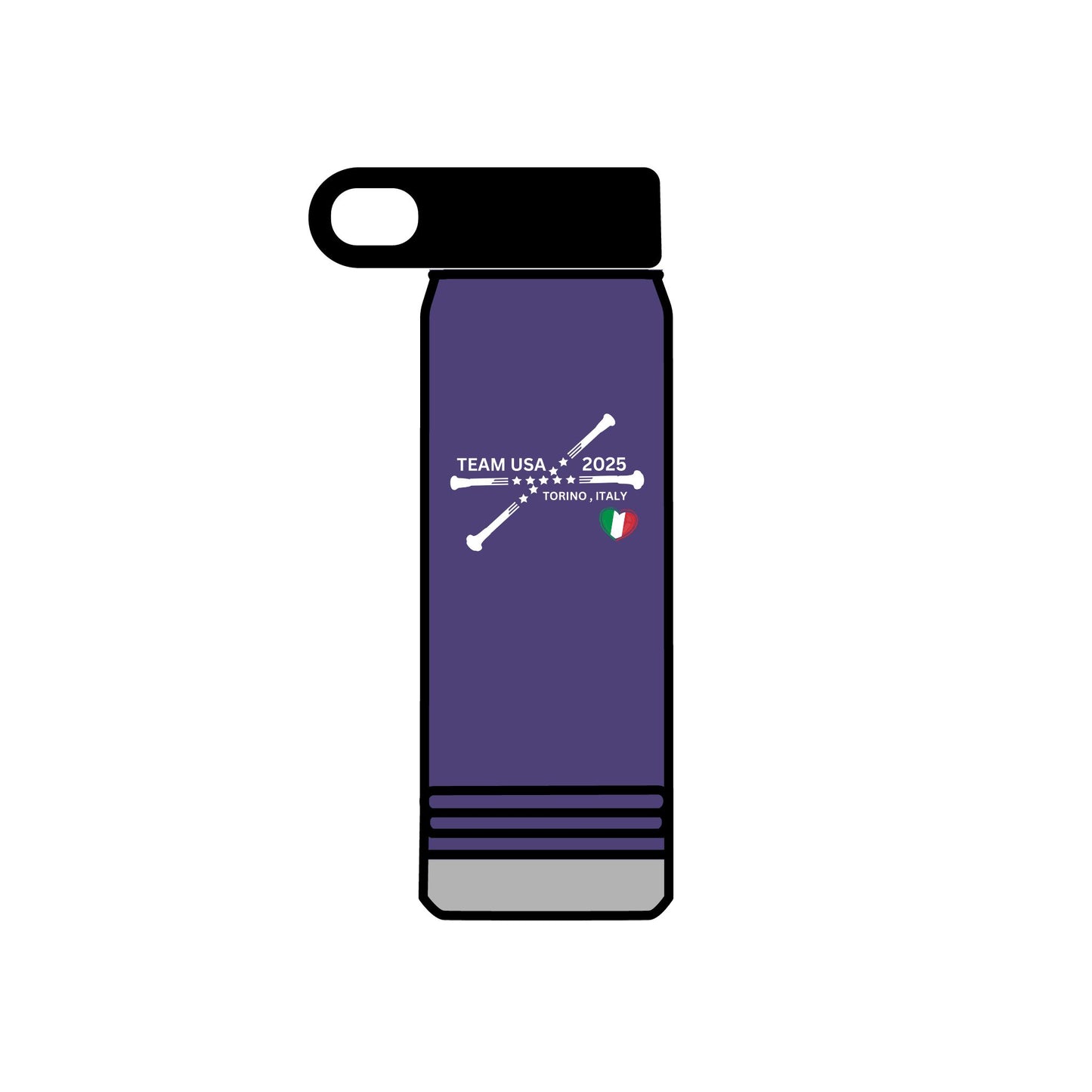 IBTF Team USA | Crossed Batons Water Bottle