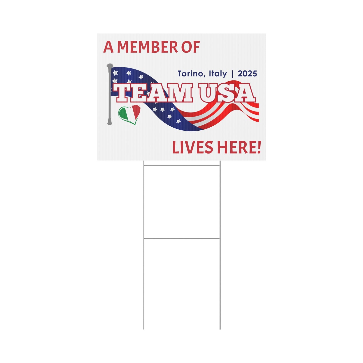 TEAM USA Yard Sign