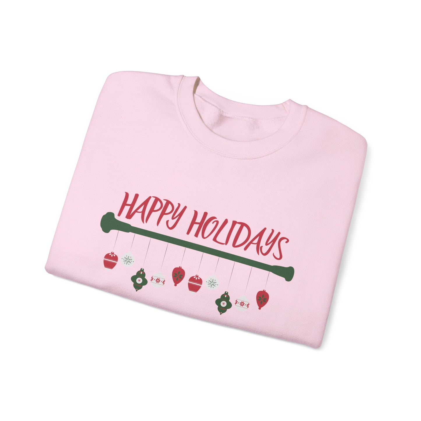 Happy Holidays Baton Twirling Sweatshirt – Cozy Twirler Christmas Gift