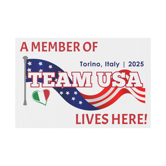 TEAM USA Yard Sign