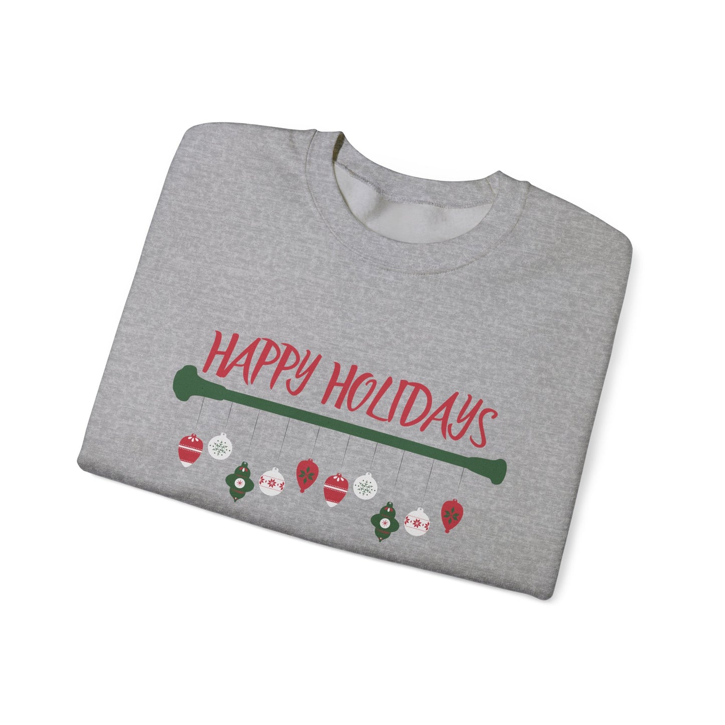 Happy Holidays Baton Twirling Sweatshirt – Cozy Twirler Christmas Gift