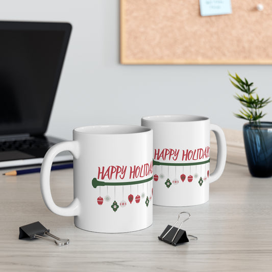 Happy Holidays Baton Twirling Mug